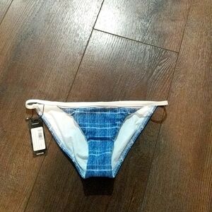 TAVIK Antic Full Bikini Bottoms Off the Grid Pacific Blue XS NEW NWT